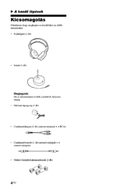 Wireless Stereo Headphones System MDR-RF800RK - MDR-RF800R & TMR-RF800R; Sony Corporation; (ID = 3076421) Speaker-P