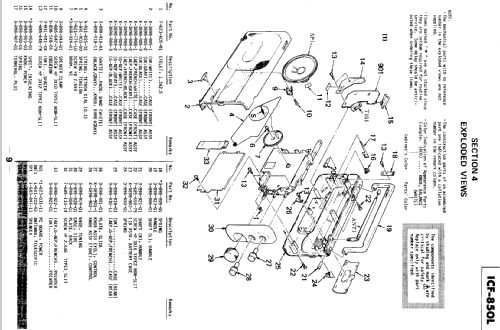 4Band Receiver ICF-850 L; Sony Corporation; (ID = 531957) Radio