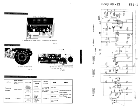 6R-22; Sony Corporation; (ID = 1683981) Radio