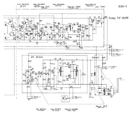 7F-82W; Sony Corporation; (ID = 1684000) Radio