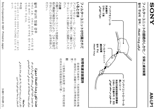 AN-LP1; Sony Corporation; (ID = 1850693) Antenna