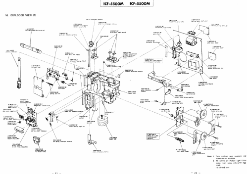 Captain 55 ICF-5500M; Sony Corporation; (ID = 1944070) Radio