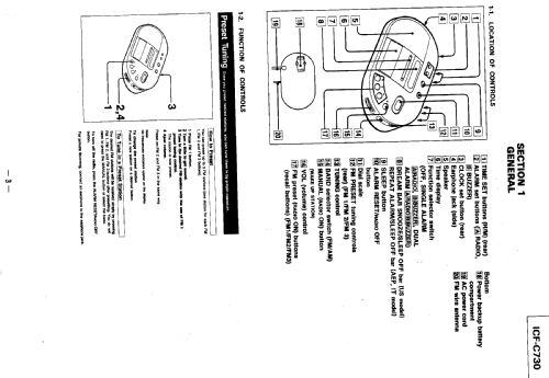 Dream Machine ICF-C730; Sony Corporation; (ID = 555562) Radio