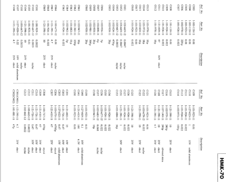 HMK-70; Sony Corporation; (ID = 1194314) Radio