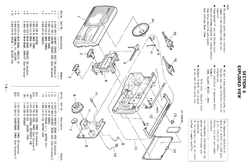 ICF-24; Sony Corporation; (ID = 1076787) Radio