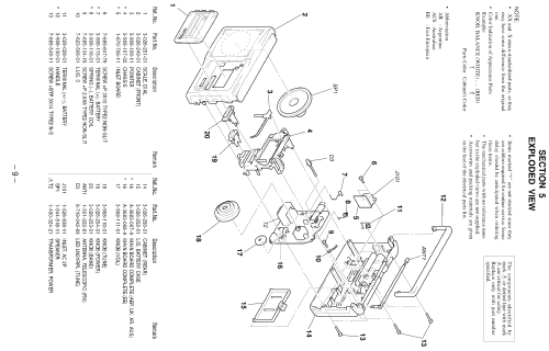 ICF-28; Sony Corporation; (ID = 1076822) Radio