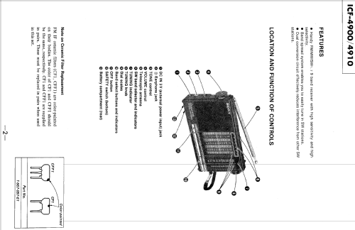 ICF-4910; Sony Corporation; (ID = 1909333) Radio