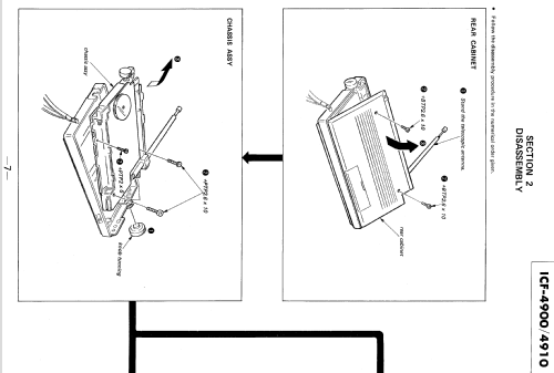 ICF-4910; Sony Corporation; (ID = 1909342) Radio