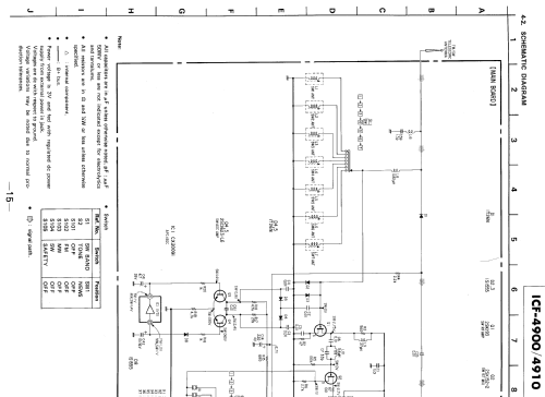 ICF-4910; Sony Corporation; (ID = 1909347) Radio