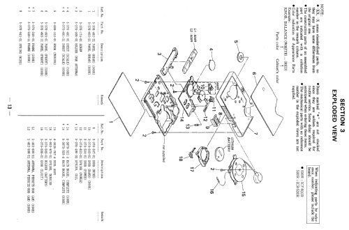 ICF-600R; Sony Corporation; (ID = 1079715) Radio