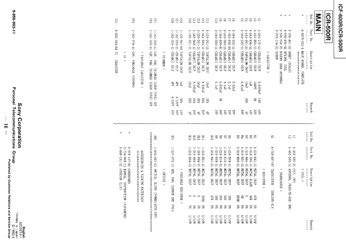 ICF-600R; Sony Corporation; (ID = 1079718) Radio