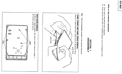 ICF-603; Sony Corporation; (ID = 385774) Radio