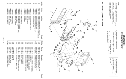 ICF-703S; Sony Corporation; (ID = 1074669) Radio