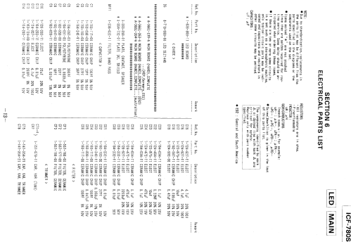 ICF-780S; Sony Corporation; (ID = 1067754) Radio