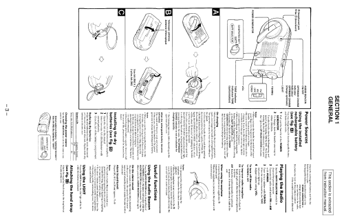 ICF-B200 Radio Sony Corporation; Tokyo, build 1997, 5 pictures 