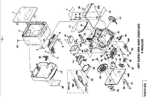 ICF-C101L; Sony Corporation; (ID = 540729) Radio