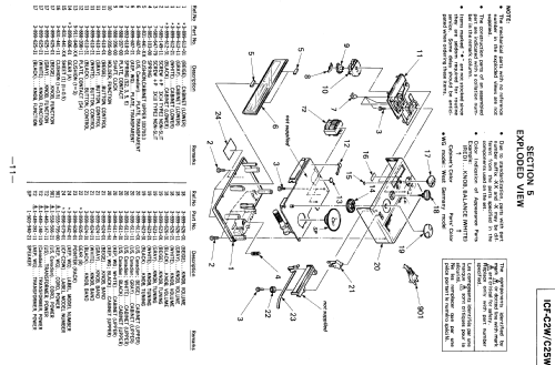 ICF-C2W; Sony Corporation; (ID = 818493) Radio