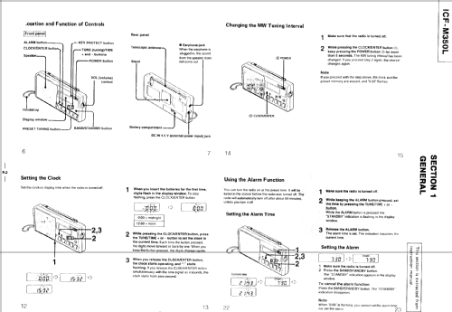 ICF-M350L; Sony Corporation; (ID = 970397) Radio