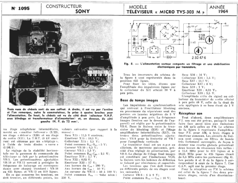 Micro TV 5-303 M; Sony Corporation; (ID = 290328) Television