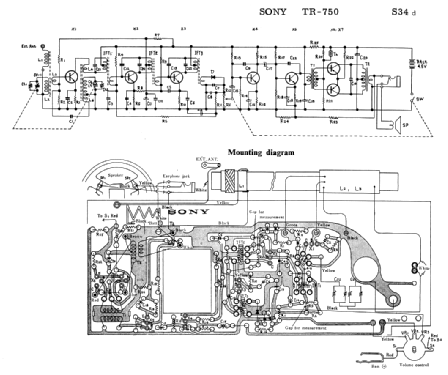 Seven Transistor TR-750; Sony Corporation; (ID = 1684073) Radio