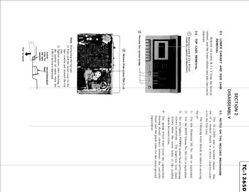 Stereo Cassette-Corder TC-136SD; Sony Corporation; (ID = 1780371) Enrég.-R