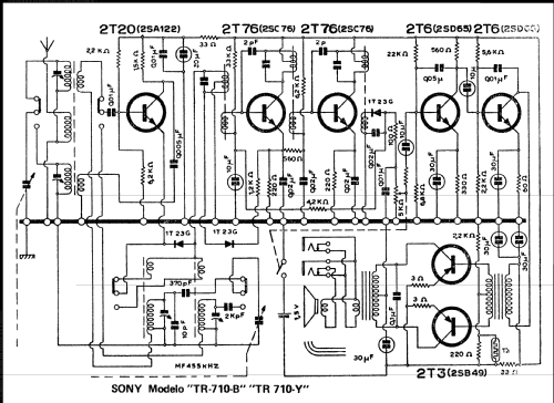 TR-710 B; Sony Corporation; (ID = 1741222) Radio