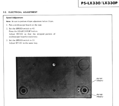 Turntable PS-LX330P; Sony Corporation; (ID = 1199244) R-Player