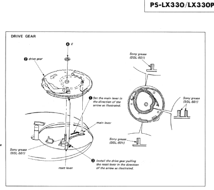 Turntable PS-LX330P; Sony Corporation; (ID = 1199260) R-Player