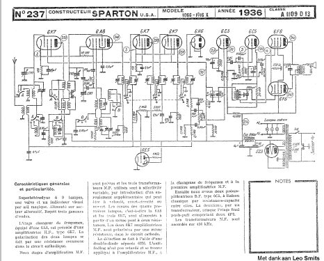 Sparton 1066-1016X ; Sparks-Withington Co (ID = 295096) Radio