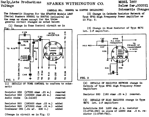 Sparton 1867 Triolian ; Sparks-Withington Co (ID = 681505) Radio