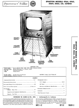 4965 Ch= 23TB10; Sparks-Withington Co (ID = 3015124) Television