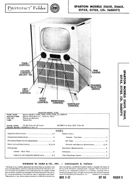 5166X Ch= 26SD171; Sparks-Withington Co (ID = 3046456) Television