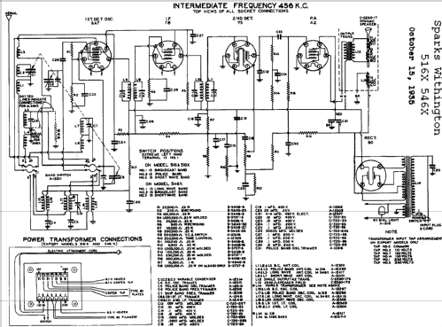 Sparton 546X ; Sparks-Withington Co (ID = 674650) Radio