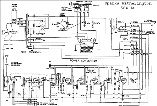 Sparton 564AC ; Sparks-Withington Co (ID = 668847) Radio