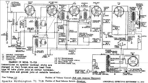 Sparton 71-B ; Sparks-Withington Co (ID = 672287) Radio