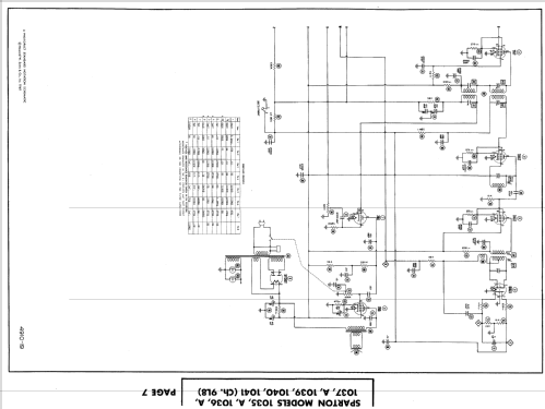 Sparton 1035 Ch= 9L8; Sparks-Withington Co (ID = 550399) Radio