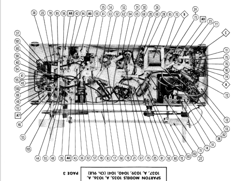 Sparton 1035 Ch= 9L8; Sparks-Withington Co (ID = 550403) Radio