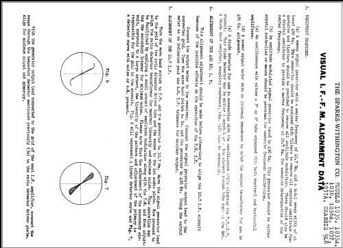 Sparton 1036A Ch= 9L8; Sparks-Withington Co (ID = 307598) Radio