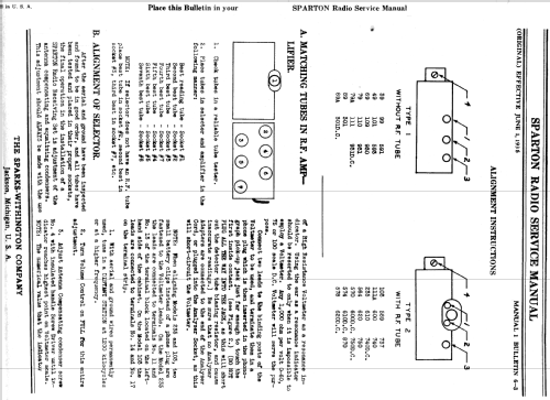 Sparton 103 Ensemble ; Sparks-Withington Co (ID = 1359202) Radio