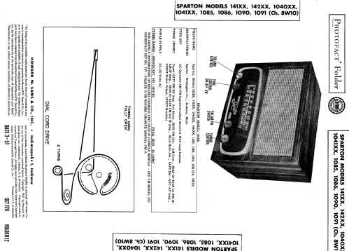 Sparton 1040XX Ch= 8W10; Sparks-Withington Co (ID = 540281) Radio