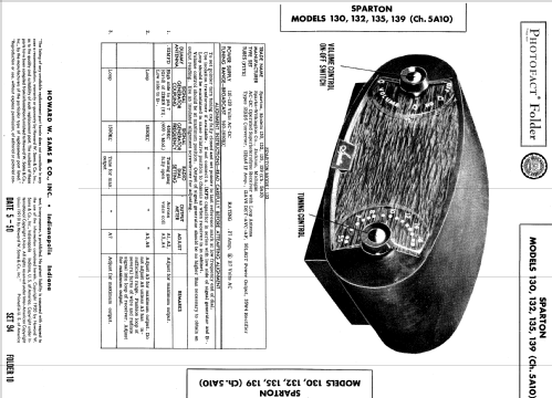 Sparton 135 Ch= 5A10; Sparks-Withington Co (ID = 549659) Radio