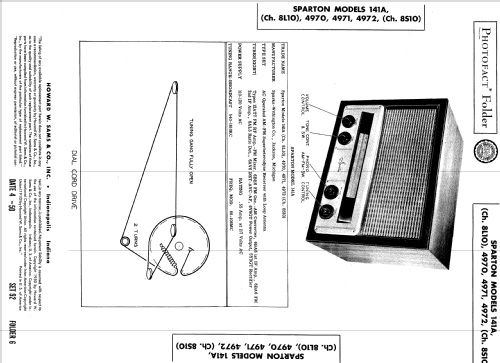 Sparton 141A Ch= 8L10; Sparks-Withington Co (ID = 549938) Radio