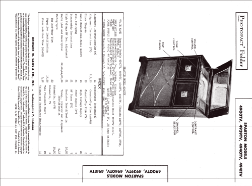 Sparton 4941TV; Sparks-Withington Co (ID = 1285445) TV Radio