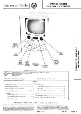 Sparton 5170 Ch= 25SD201; Sparks-Withington Co (ID = 2962430) Television