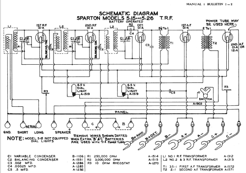 Sparton 5-15 ; Sparks-Withington Co (ID = 1346868) Radio