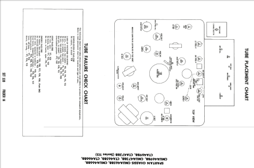 Ch= CMUA469BB 115 Series; Spartan, Div. of (ID = 2021513) Television