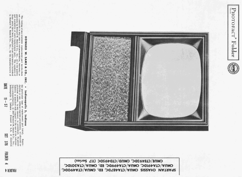 Ch= CMUA499ED 117Series; Spartan, Div. of (ID = 2460496) Television