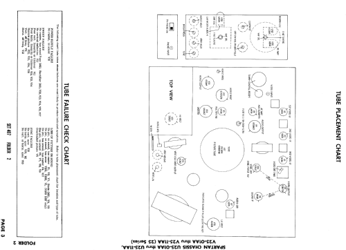 Ch= U25-01AA; Spartan, Div. of (ID = 846778) Television