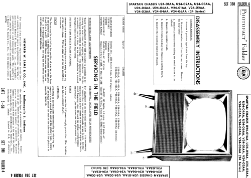 Chassis Ch= V24-01AA ; Spartan, Div. of (ID = 995800) Television