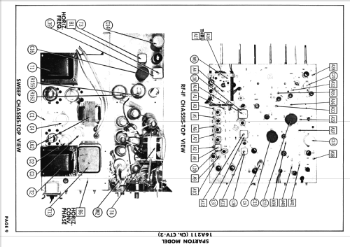 16A211 Ch= CTV-2; Sparks-Withington Co (ID = 2679586) Television